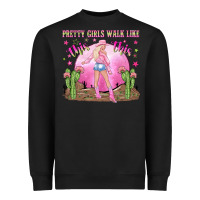 Black pretty girls walk like this this Heavyweight Sweatshirt - NancyCooperArtShop