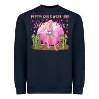 Navy pretty girls walk like this this Heavyweight Sweatshirt - NancyCooperArtShop
