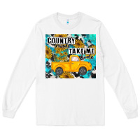 White country roads take me home Long Sleeve Tee - MaliasSmallBusiness