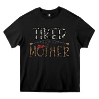Black tired as a mother Heavy Core Tee - CowhideDigitalArt