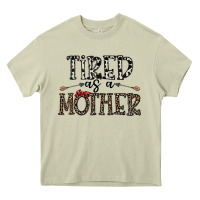 Mossy tired as a mother Heavy Core Tee - CowhideDigitalArt