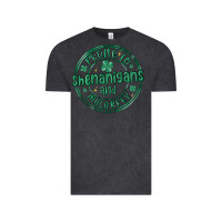 Vintage Black prone to shenanigans and malarkey Vintage Tee - MaliasSmallBusiness