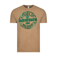 Vintage Coffee prone to shenanigans and malarkey Vintage Tee - MaliasSmallBusiness