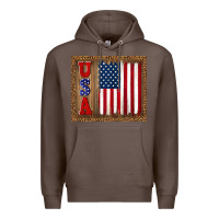 Coffee america usa flag tumbler Premium Hoodie - TumblerDesignByShophia