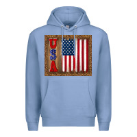 Colony Blue america usa flag tumbler Premium Hoodie - TumblerDesignByShophia