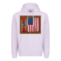 Lilac america usa flag tumbler Premium Hoodie - TumblerDesignByShophia