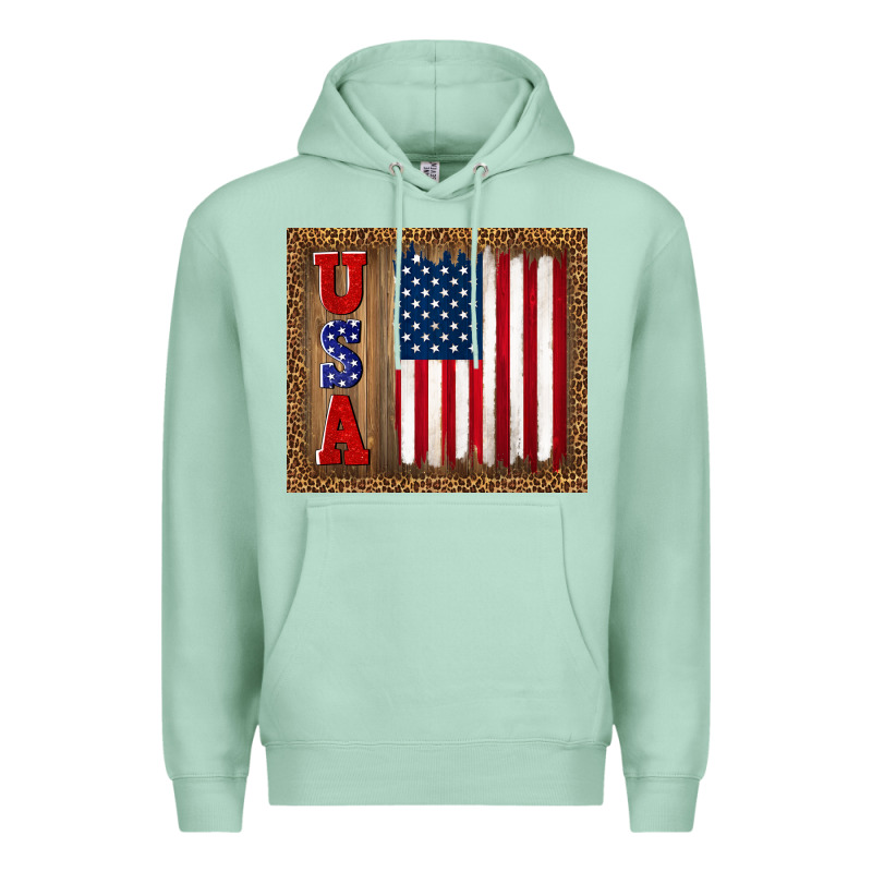 America Usa Flag Tumbler Premium Hoodie by TumblerDesignByShophia | Teevron
