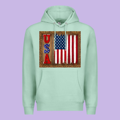 America Usa Flag Tumbler Premium Hoodie Designed By Tumblerdesignbyshophia