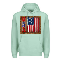 Seafoam america usa flag tumbler Premium Hoodie - TumblerDesignByShophia