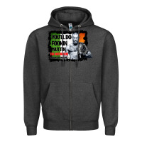 Charcoal Heather The Notorious Conor Mcgregor Fookin Nuttin Zipper Hoodie - Bettercallsaul