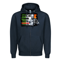 Navy The Notorious Conor Mcgregor Fookin Nuttin Zipper Hoodie - Bettercallsaul