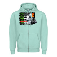 Seafoam The Notorious Conor Mcgregor Fookin Nuttin Zipper Hoodie - Bettercallsaul