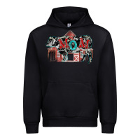 Black Mom cow Mother's Day Urban Hoodie - FaDigitalArtStudio