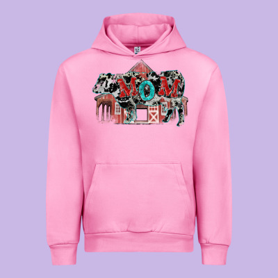 Mom Cow Mother's Day Urban Hoodie Designed By Fadigitalartstudio