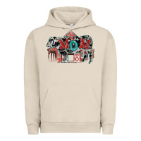 Pigment French Oak Mom cow Mother's Day Urban Hoodie - FaDigitalArtStudio
