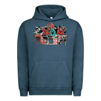 Pigment Midnight Navy Mom cow Mother's Day Urban Hoodie - FaDigitalArtStudio