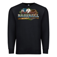 Black Wild about Baseball Premium Sweatshirt - HowdyJamesFarm