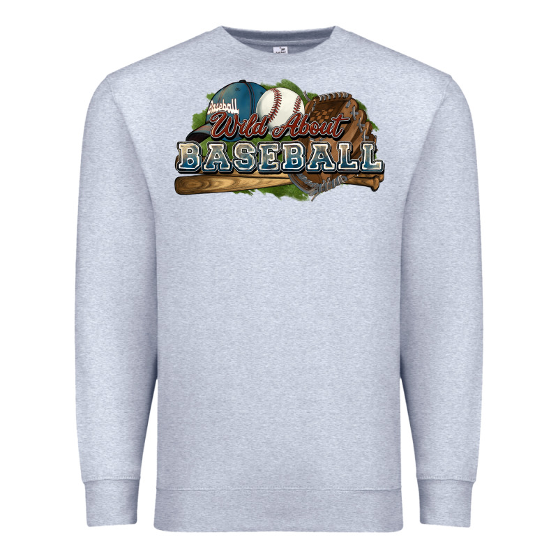 Wild About Baseball Premium Sweatshirt by HowdyJamesFarm | Teevron