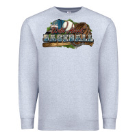 Heather Grey Wild about Baseball Premium Sweatshirt - HowdyJamesFarm
