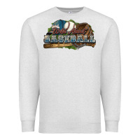 Oatmeal Heather Wild about Baseball Premium Sweatshirt - HowdyJamesFarm