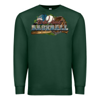 Sports Green Wild about Baseball Premium Sweatshirt - HowdyJamesFarm