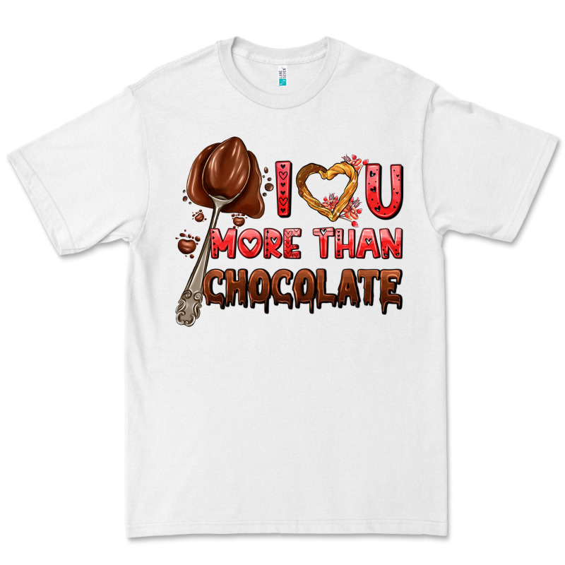 I Love You More Than Chocolate Premium Tee by AdoDesignShop | Teevron