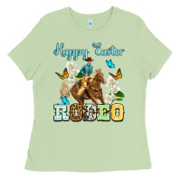 Matcha Happy Easter rodeo Ladies Tee - OliviaCreatesArt