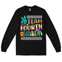 Black team fourth grade Long Sleeve Tee - NancyCooperArtShop
