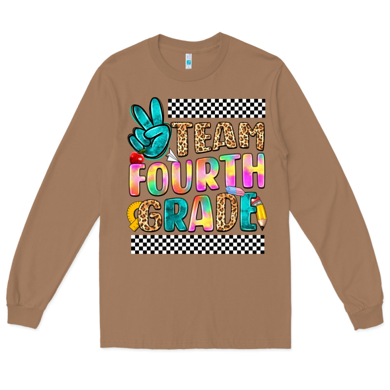 Team Fourth Grade Long Sleeve Tee by NancyCooperArtShop | Teevron