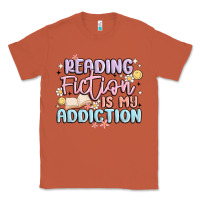Copper reading fiction is my addiction Classic Tee - MaliasSmallBusiness
