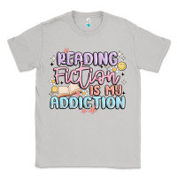Moon Dust reading fiction is my addiction Classic Tee - MaliasSmallBusiness