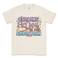 Natural reading fiction is my addiction Classic Tee - MaliasSmallBusiness