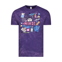 Cloud Purple can't talk right now doing nurse stuff Vintage Tee - MaliasSmallBusiness