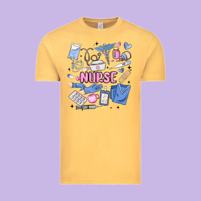 Can't Talk Right Now Doing Nurse Stuff Vintage Tee Designed By Maliassmallbusiness