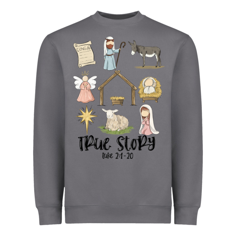 True Story Heavyweight Sweatshirt by MaliasSmallBusiness | Teevron