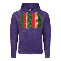 Cloud Purple mexican flag brushstroke Vintage Hoodie - Jasminsmagicworld