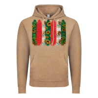 Vintage Coffee mexican flag brushstroke Vintage Hoodie - Jasminsmagicworld