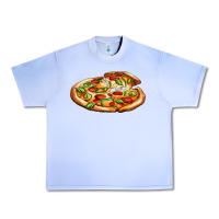Grape Ice big pizza Urban Heavy Tee - AdoDesignShop