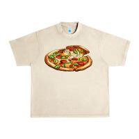 Sandshell big pizza Urban Heavy Tee - AdoDesignShop