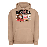 Pigment Burro baseball vibes Urban Hoodie - FaDigitalArtStudio