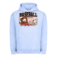 Pigment Grape Ice baseball vibes Urban Hoodie - FaDigitalArtStudio