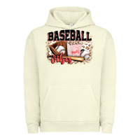 Pigment Pistachio baseball vibes Urban Hoodie - FaDigitalArtStudio