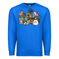 True Royal Farm animal coffee cups Premium Sweatshirt - HowdyJamesFarm
