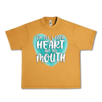 Peanut Butter i have got a good heart but this mouth Urban Heavy Tee - MaliasSmallBusiness