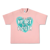 Salmon i have got a good heart but this mouth Urban Heavy Tee - MaliasSmallBusiness