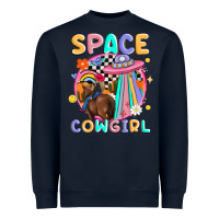 Navy space cowgirl Heavyweight Sweatshirt - MaliasSmallBusiness