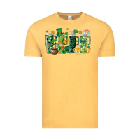 Vintage Mustard st.patricks stanley Vintage Tee - MaliasSmallBusiness