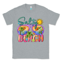 Heather Grey salty beach Classic Tee - MaliasSmallBusiness