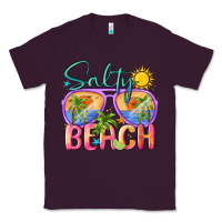 Plum salty beach Classic Tee - MaliasSmallBusiness