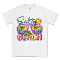 White salty beach Classic Tee - MaliasSmallBusiness